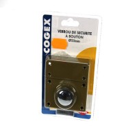 Verrou de sécurité à bouton Ø 23 mm COGEX