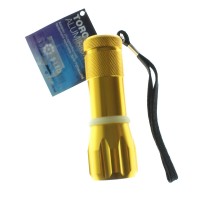 Mini torche aluminium 9 LED