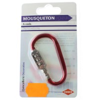 Mousqueton alu fermeture code COGEX
