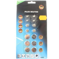 Piles bouton 14 pièces EXPERT LINE