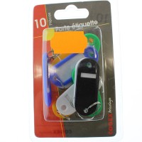 Porte étiquette pour clés 10 pièces COGEX