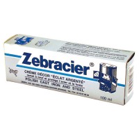 Zebracier crème décor éclat argenté