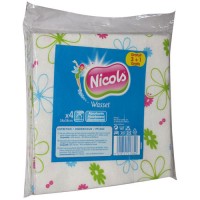 Lot de 4 lavettes Wasset 38 x 38 cm