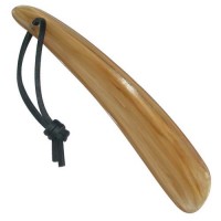 Chausse pied façon corne avec dragonne en cuir