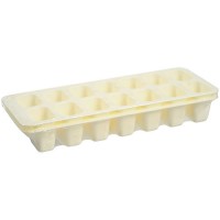 Lot de 2 bacs à glaçons crème