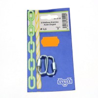 Maillon rapide en acier zingué Ø 3,5 x2