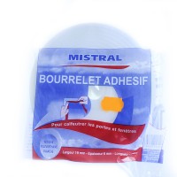 Bourrelet adhésif pour calfeutrer les portes et fenêtre