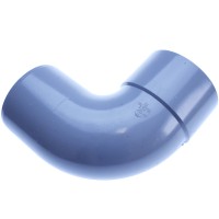 Coude PVC Mâle/femelle D100mm 87°