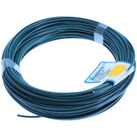 Fil de tension plastifié vert 50m