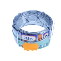 Fil 50m en acier zingué Ø0,9mm
