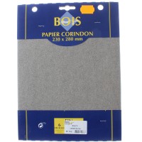 Papier corindon grain fin 230 x 280 mm