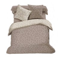 Housse de couette Pierre 220x240cm + 2 Taie 65x65cm