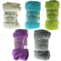 Plaid microfibre grand confort