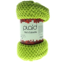 Plaid nid d'abeille