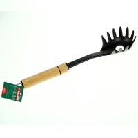Cuillère à spaghetti en nylon manche en bois