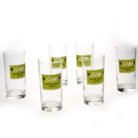 6 verres à jus de fruits GINI