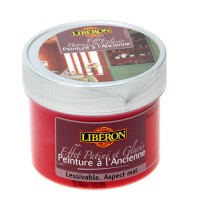 Peinture à l'ancienne Libéron couleur Rouge Ardent 125 ml