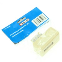 Fiche mâle gigogne 8 plots Sortie RJ45