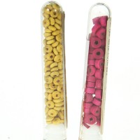 Perles colorées en bois