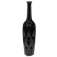 Vase d'ornement noir