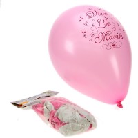 Lot de 50 ballons « Vive les mariés »