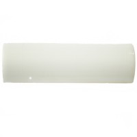 Frise listel Curvo Blanc Brillant 10 x 3