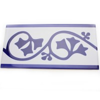 Frise listel Printania bleue 20 x 10cm