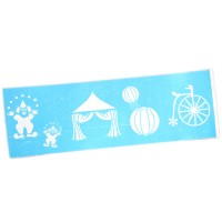 Pochoir adhésif géant Circus