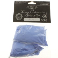 Terres colorantes naturelles en poudre bleu marin 3 x 50gr
