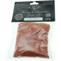 Terres colorantes naturelles en poudre Ocre rouge 250gr
