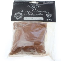Terres colorantes naturelles en poudre terre de sienne calcinée 250gr
