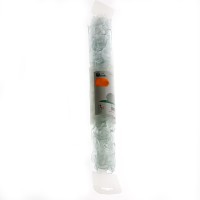 Fond de baignoire galet translucide blanc