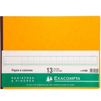 Piqûre 13 colonnes sur une page Exacompta