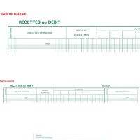 Journal de caisse ou de banque Exacompta