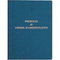 Registre de présence aux conseils d'administration Exacompta