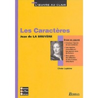 L’œuvre au clair : Les caractères