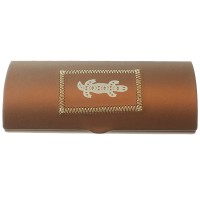 Étui à lunettes DÉCO marron