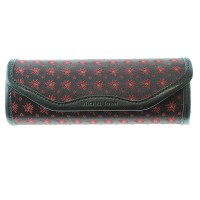 Étui à lunettes Michel Jordi soie rouge