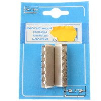 2 Embouts rectangulaires pour sangle