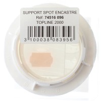 Support spot encastré
