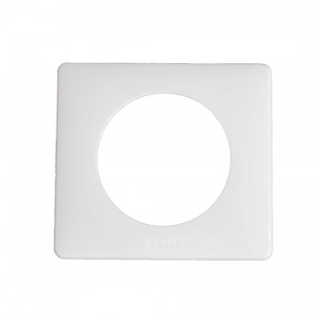 Plaque Céliane 1 poste Blanc