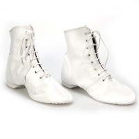 Bottines de danse Jazz blanc