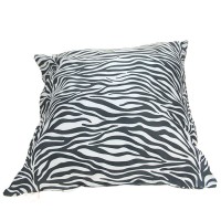 Coussin motif zèbre