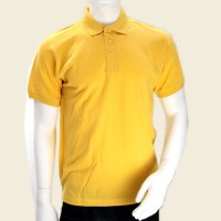 Polo unisexe jaune Heavymill