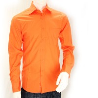 Chemise orange La Havana